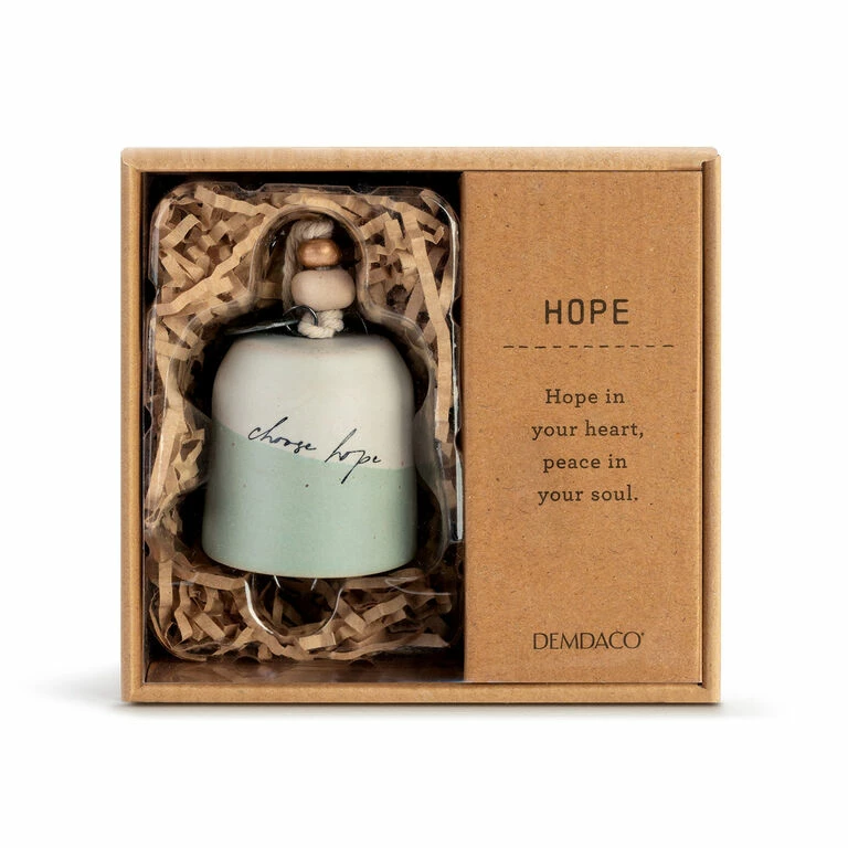 Demdaco Hope Mini Inspired Bell, 2.5" 3 Demdaco Hope Mini Inspired Bell, 2.5" - Image 3
