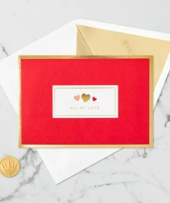 Hallmark All My Love Hearts 3D Pop-Up Love Card -Department Store Shop I Love You Hearts 3D PopUp Love Card 1299LAD2889 04