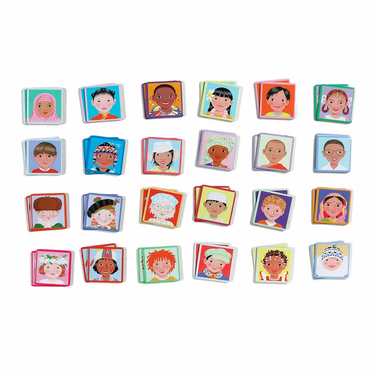Eeboo I Never Forget A Face Memory & Matching Game 2 Eeboo I Never Forget A Face Memory & Matching Game - Image 2