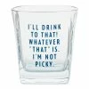 Hallmark I'll Drink To That Lowball Glass, 15 Oz.