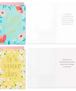 Hallmark Illustrated Floral Assorted Mother's Day Cards, Pack Of 36 -Department Store Shop Illustrated Floral Mothers Day Cards Assortment 5MAY1000 04
