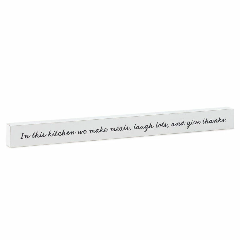 Hallmark In This Kitchen Wood Quote Sign, 23.5x2 1 Hallmark In This Kitchen Wood Quote Sign, 23.5x2
