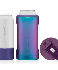 BruMate Dark Aura Stainless Steel 3-in-1 Can Cooler, 12/16 Oz.