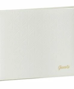 Hallmark Ivory Botanical Pattern Guest Book