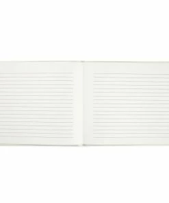 Hallmark Ivory Botanical Pattern Guest Book -Department Store Shop Ivory Faux Leather Abstract Leaves Guest Book 1EDY3151 03