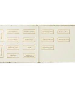 Hallmark Ivory And Gold Guest Book -Department Store Shop Ivory and Gold Guest Book 1EDY3149 05