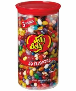 Jelly Belly 49 Assorted Flavors Jelly Beans, 48 Oz. Can