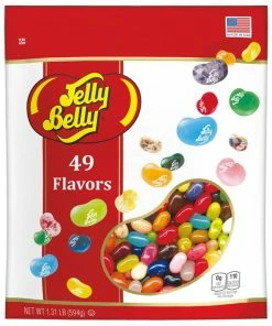 Jelly Belly 49 Assorted Flavors Jelly Beans Bag, 1.31 Lb.