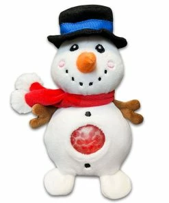Jellyroos Powder The Snowman Squeezable Plush Toy