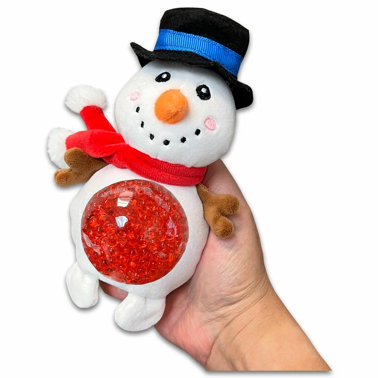 Jellyroos Powder The Snowman Squeezable Plush Toy 3 Jellyroos Powder The Snowman Squeezable Plush Toy - Image 3