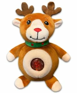 Jellyroos Rudolph The Reindeer Squeezable Plush Toy