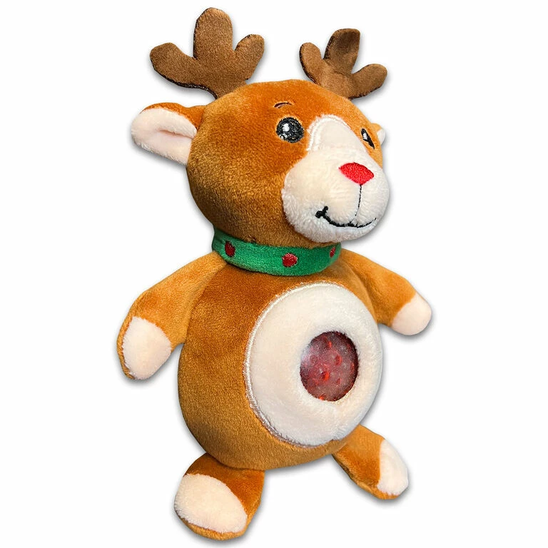 Jellyroos Rudolph The Reindeer Squeezable Plush Toy 2 Jellyroos Rudolph The Reindeer Squeezable Plush Toy - Image 2