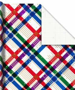 Hallmark Jewel Tones Assorted 3-Pack Christmas Wrapping Paper, 120 Sq. Ft. -Department Store Shop Jewel Tones Christmas Wrapping Paper Set 5JXW1251 05