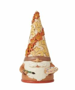 Enesco Jim Shore Fall Artist Gnome Figurine, 5"