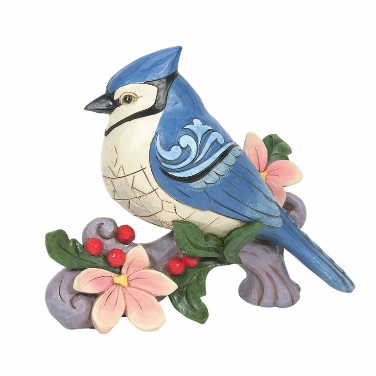 Enesco Jim Shore Blue Jay Figurine, 4.5" 1 Enesco Jim Shore Blue Jay Figurine, 4.5"