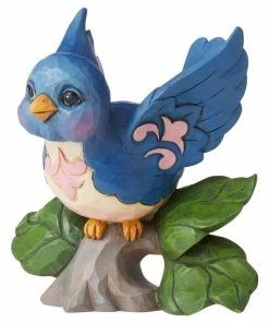 Enesco Jim Shore Bluebird Mini Figurine, 3.5"