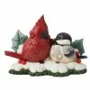 Enesco Jim Shore Highland Glen Cardinal And Chickadee Figurine, 4.33"
