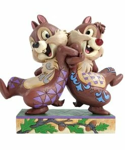 Enesco Jim Shore Disney Chip And Dale Dancing Figurine, 5.25"