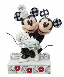 Enesco Jim Shore Disney 100 Years Of Wonder Mickey And Minnie Hugging Figurine, 7.25"