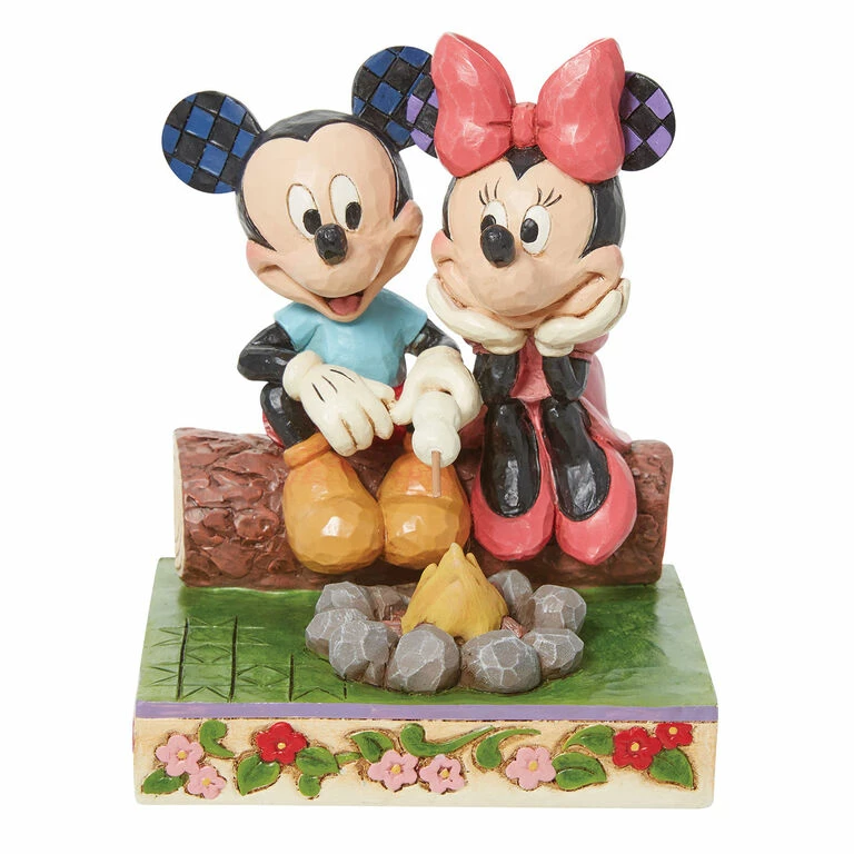 Enesco Jim Shore Disney Mickey And Minnie Campfire Figurine, 5.75" 1 Enesco Jim Shore Disney Mickey And Minnie Campfire Figurine, 5.75"