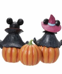 Enesco Jim Shore Disney Mickey Mouse And Minnie Mouse Halloween Figurine, 7.25" -Department Store Shop Jim Shore Disney Mickey and Minnie Halloween Figurine 6013052 03