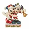 Enesco Jim Shore Disney Mickey And Minnie Santas Figurine, 6.69"
