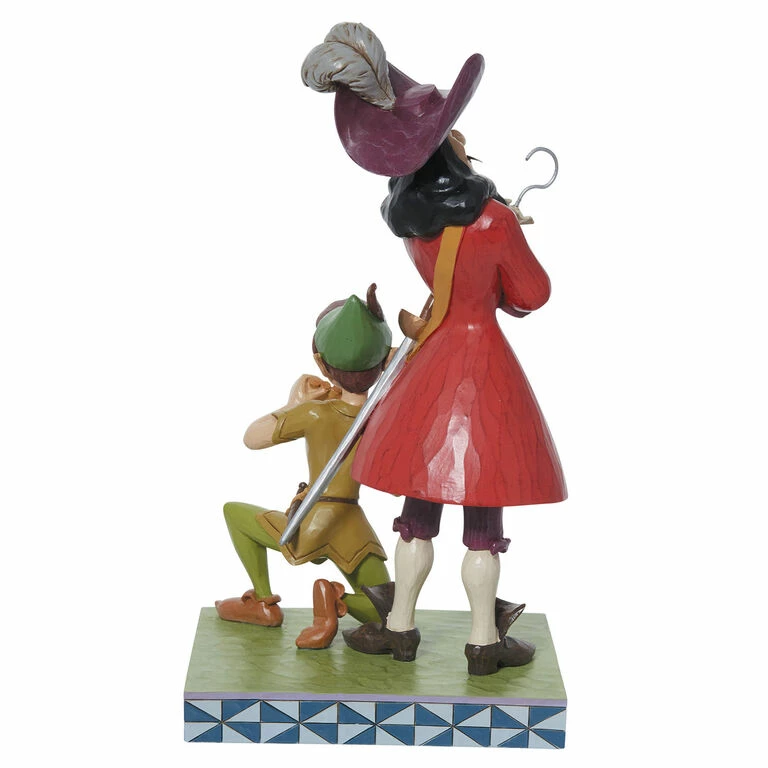 Enesco Jim Shore Disney Peter Pan And Captain Hook Figurine, 9.5" 2 Enesco Jim Shore Disney Peter Pan And Captain Hook Figurine, 9.5" - Image 2