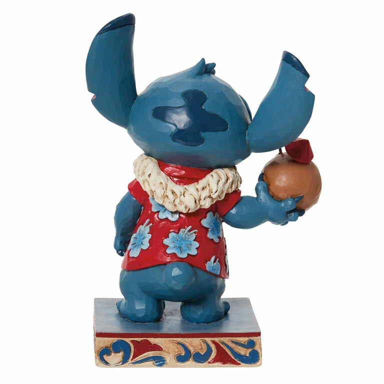Enesco Jim Shore Disney Stitch In Hawaiian Shirt Figurine, 5" 2 Enesco Jim Shore Disney Stitch In Hawaiian Shirt Figurine, 5" - Image 2