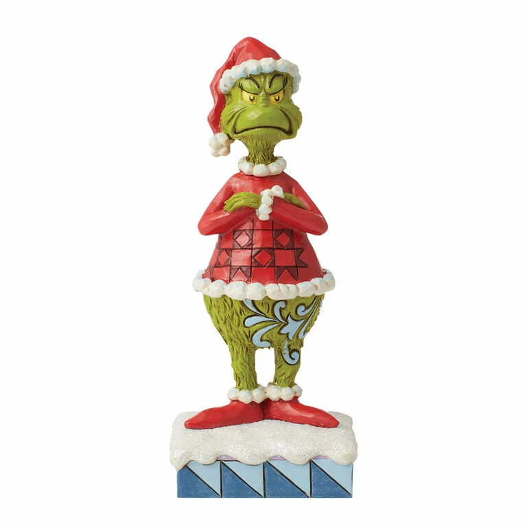 Enesco Jim Shore Dr. Seuss Mean Grinch Posing Figurine, 6.5" 1 Enesco Jim Shore Dr. Seuss Mean Grinch Posing Figurine, 6.5"