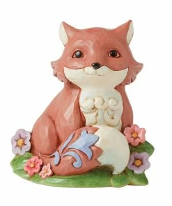 Enesco Jim Shore Mini Fox Figurine, 3.75"