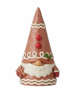 Enesco Jim Shore Gingerbread Gnome Figurine, 4.1"
