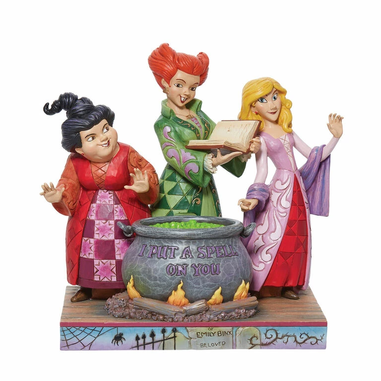 Enesco Jim Shore Disney Hocus Pocus Sanderson Sisters Figurine, 8.5" 1 Enesco Jim Shore Disney Hocus Pocus Sanderson Sisters Figurine, 8.5"