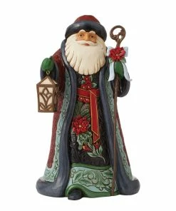Enesco Jim Shore Holiday Manor Santa Figurine, 10.04"