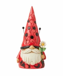 Enesco Jim Shore Ladybug Gnome Figurine, 6.5"