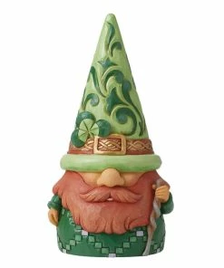 Enesco Jim Shore Leprechaun Gnome Figurine, 7.4"