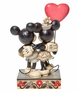 Enesco Jim Shore Disney Mickey And Minnie Heart Figurine, 7.25" -Department Store Shop Jim Shore Mickey and Minnie Heart Figurine 6010106 02
