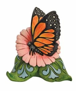 Enesco Jim Shore Mini Monarch Butterfly Figurine, 4"