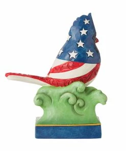 Enesco Jim Shore Patriotic Cardinal Figurine, 5" -Department Store Shop Jim Shore Patriotic Cardinal Figurine 6010560 02