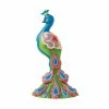 Enesco Jim Shore Mini Peacock Figurine, 5"