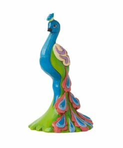 Enesco Jim Shore Mini Peacock Figurine, 5" 3 Enesco Jim Shore Mini Peacock Figurine, 5" -Department Store Shop Jim Shore Peacock Mini Figurine 6010566 02