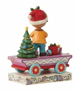 Enesco Jim Shore Peanuts Franklin Holiday Train Car Figurine, 4.75" -Department Store Shop Jim Shore Peanuts Franklin Drum Train Car Figurine 6013051 02
