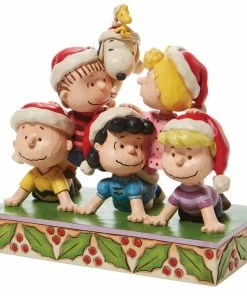 Enesco Jim Shore Peanuts Holiday Pyramid Figurine, 6.5" -Department Store Shop Jim Shore Peanuts Holiday Pyramid Figurine 6008953 03