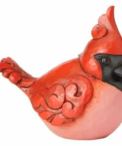 Enesco Jim Shore Red Cardinal Bird Figurine, 4.25"