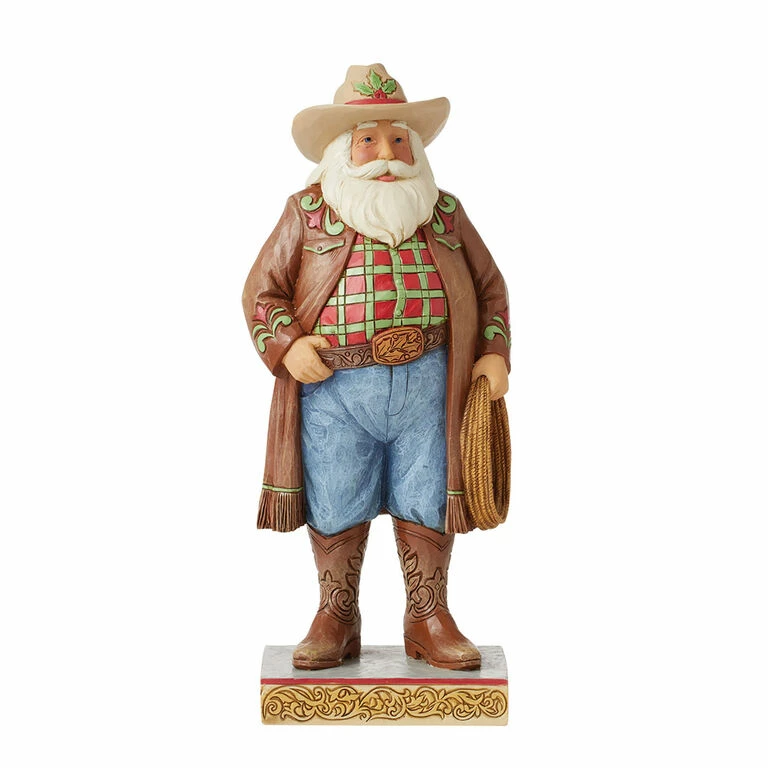 Enesco Jim Shore Western Santa Figurine, 10.24" 1 Enesco Jim Shore Western Santa Figurine, 10.24"