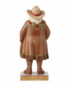 Enesco Jim Shore Western Santa Figurine, 10.24" 3 Enesco Jim Shore Western Santa Figurine, 10.24" -Department Store Shop Jim Shore Santa Figurine With Cowboy Hat 6012903 02