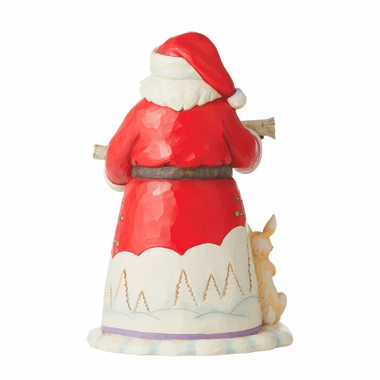 Enesco Jim Shore Santa With Birch Branch And Animals Figurine, 8.5" 2 Enesco Jim Shore Santa With Birch Branch And Animals Figurine, 8.5" - Image 2