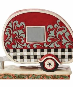Enesco Jim Shore Highland Glen Santa's Camper Figurine, 6.5" -Department Store Shop Jim Shore Santas Camper Figurine 6012863 02