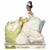 Enesco Jim Shore Disney Tiana And Louis White Woodland Figurine, 7.5"
