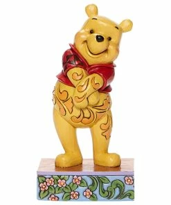 Enesco Jim Shore Disney Winnie The Pooh Standing Figurine, 4.75"