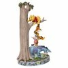 Enesco Jim Shore Disney Winnie The Pooh And Friends In Tree Figurine, 8.75"